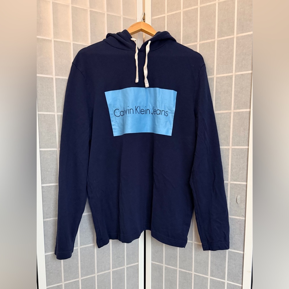 Calvin Klein Jeans Navy Blue Hoodie